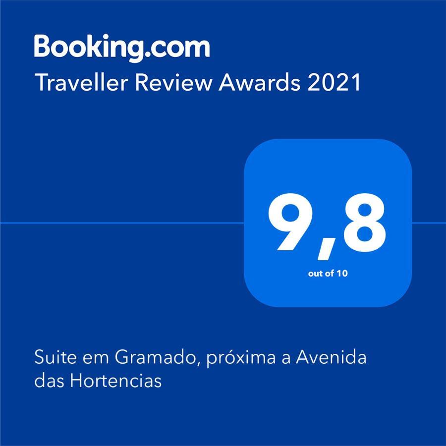 Suite Em Gramado, Proxima A Avenida Das Hortencias Eksteriør bilde