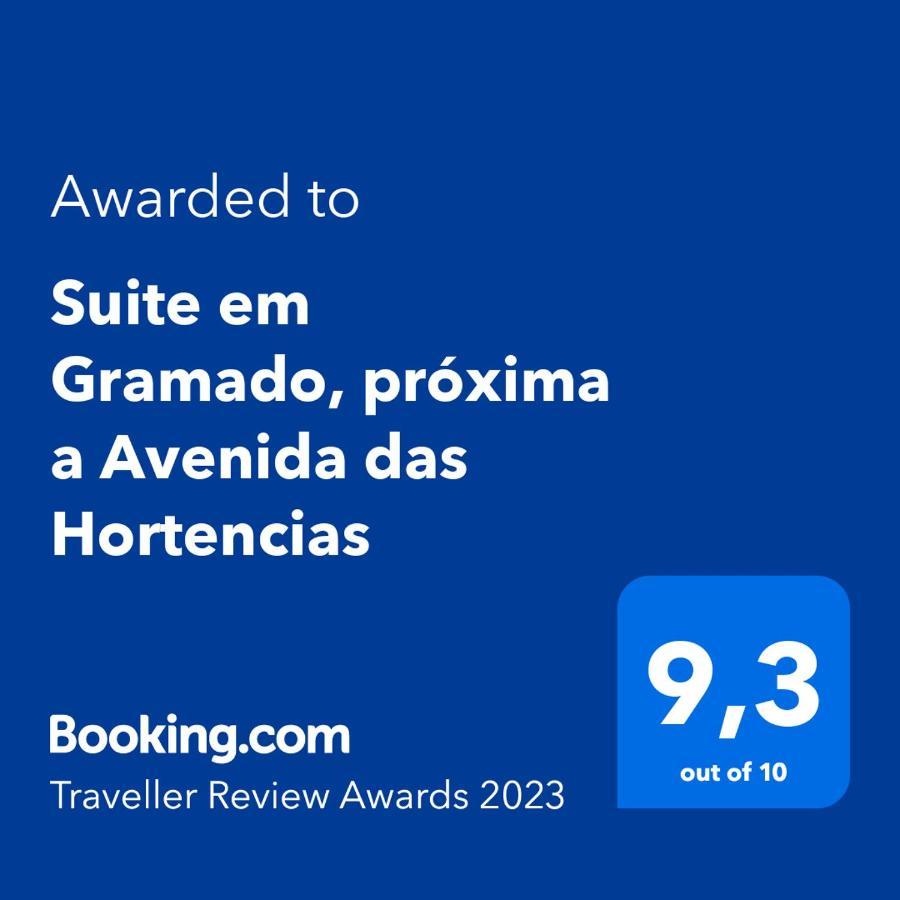Suite Em Gramado, Proxima A Avenida Das Hortencias Eksteriør bilde